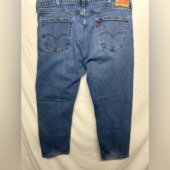 Levi's 505 Men Jeans 40X29 Denim Straight Leg‎ Regular Fit Medium Wash Mid Rise - Picture 8 of 16